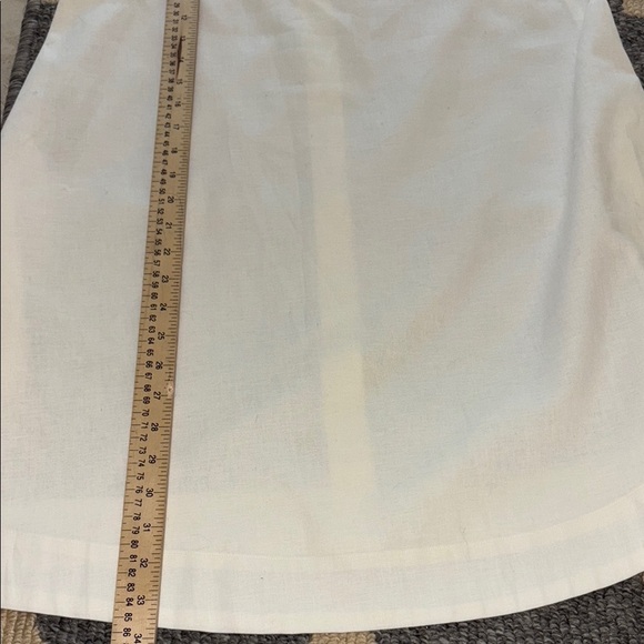 Madewell White A-Line Sleeveless Mini Dress - Picture 7 of 10